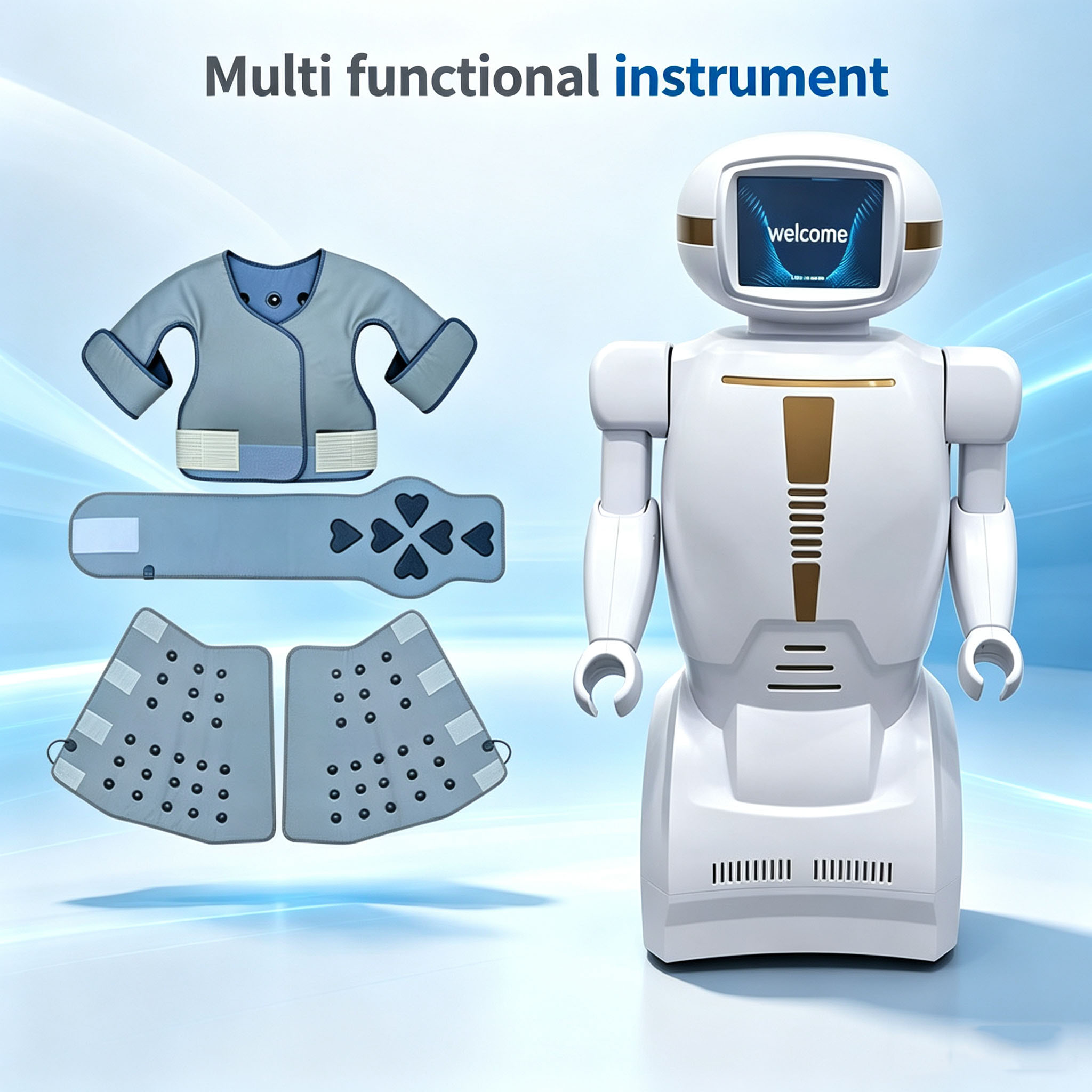 Health Wellness Center - Robot Health and Wellness Device Shoulder,