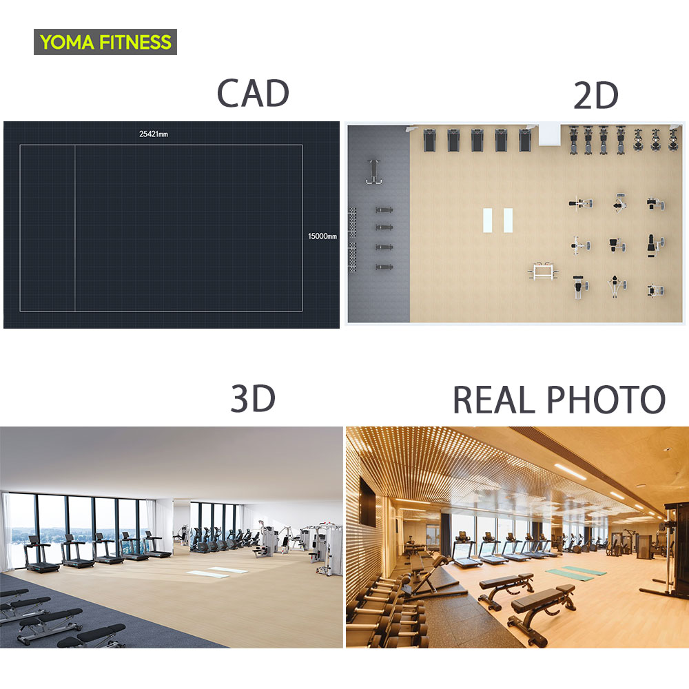 Health Wellness Center - Guangzhou Strength Training Equipment Sets Commercial