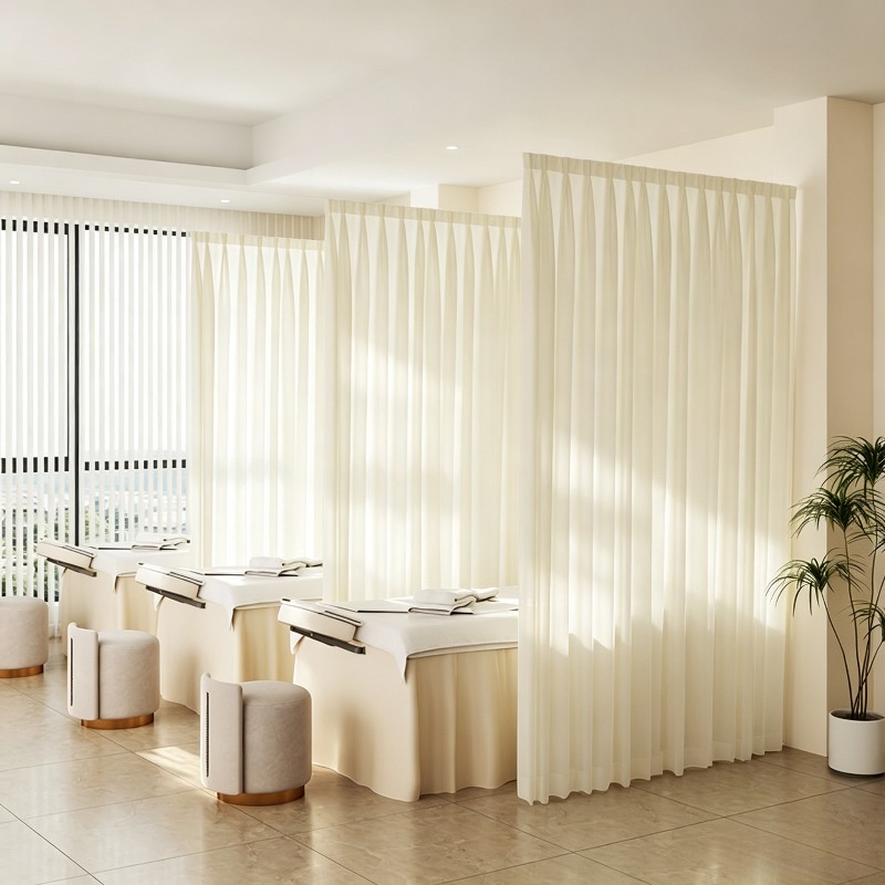 U-shaped L-shaped Curved Priva - Health Wellness Center ulasan dan harga