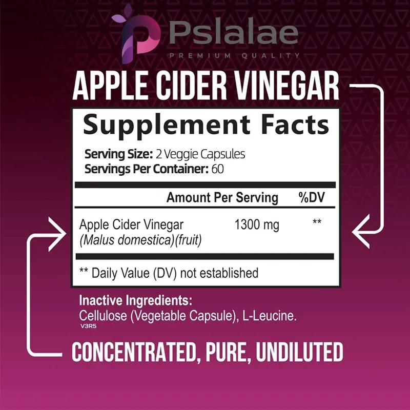 Apple Cider Vinegar Capsules - - Health Wellness Vitality ulasan dan harga