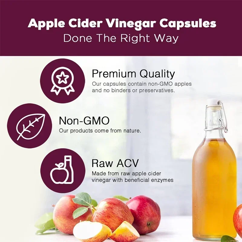 Apple Cider Vinegar Capsules - - Health Wellness Vitality ulasan dan harga