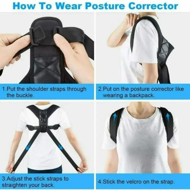 Back Posture Correction Belt H - Posture Corrector Back Brace ulasan dan harga