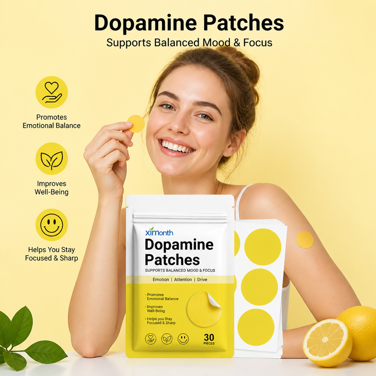 Dopamine Patches Vitality Boos - Health Wellness Vitality ulasan dan harga