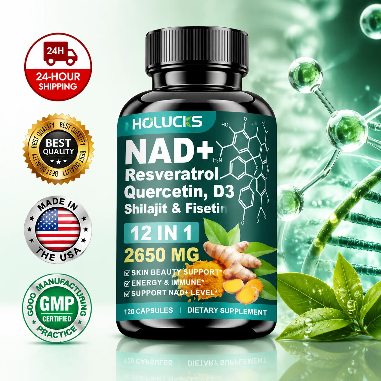 High Potency NAD+ Supplement,  - Health Wellness Vitality ulasan dan harga