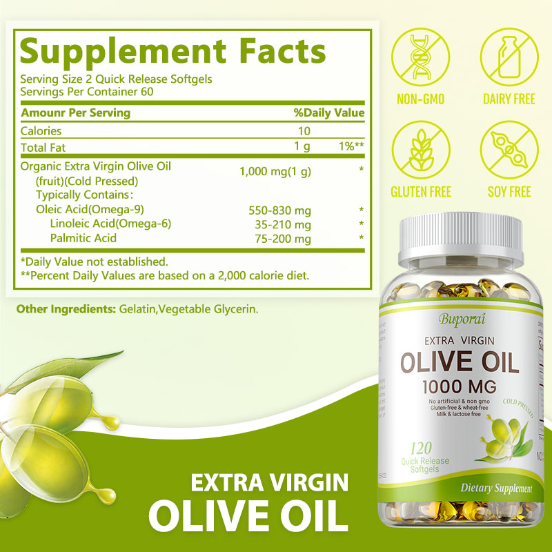 Olive Oil Softgel 1000mg - Pro - Health Wellness Vitality ulasan dan harga